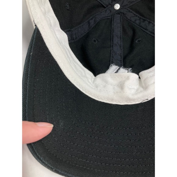 Adidas Adult Hat Cap Black White Embroidered Cotton Twill‎ Sports Active Outdoor - Picture 10 of 16